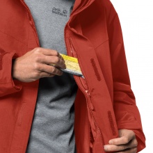 Jack Wolfskin Hiking All-Season Jacket Three Peaks (waterproof) red Men